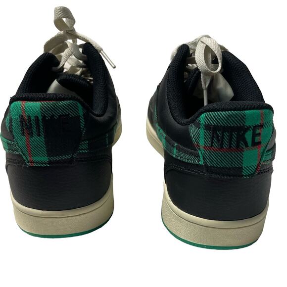 Rare - Men's Nike Court Vision Low Shoes Sneakers Black Green Red Cream Size 12 - Picture 6 of 7